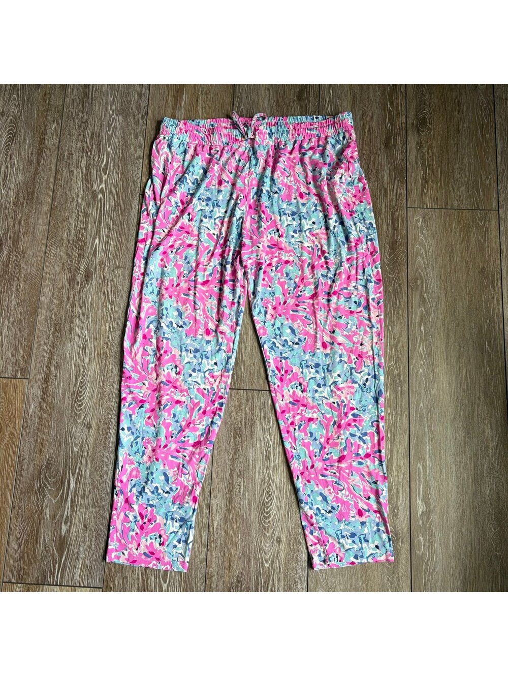 Pink Coastal Lilly Pulitzer Lola Lounge Pants XL
